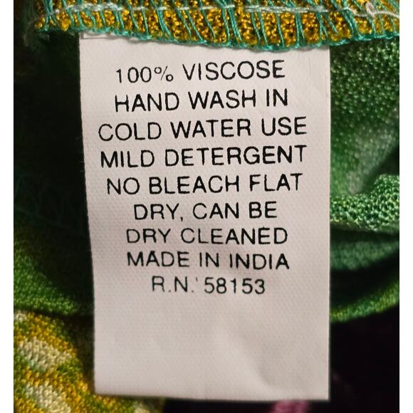 Chaudry KC Sports Viscose Green Tank Size Small - Picture 5 of 7